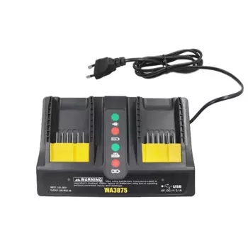 Для WORX WA3875 20 В MAX зарядное устройство для литий-ионного аккумулятора USB-выход для Worx WA3520 WA3525 WA3578 WA3575 WA3742 Быстрая зарядка США/ЕС/Австралии/Великобритании