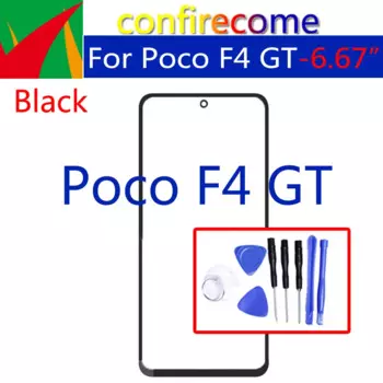 Для Xiaomi Poco F4 GT Сенсорная Панель переднее внешнее стекло Объектив ЖК стекло замена
