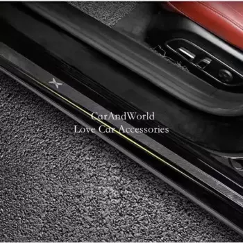 Для XPENG P7 P7i 2020-2024, боковой корпус из нержавеющей стали, Накладка на порог, бампер, ворота, быстрое покрытие, отделка, автомобильные аксессуары
