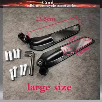 Для Yamaha MT10 MT09 MT07 MT125 мотоцикл фиксированное ветровое крыло модифицированное лезвие конкурентоспособное зеркало заднего вида зеркало заднего вида зеркало