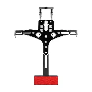 Для Yamaha R1 2009-2012 2013, держатель номерного знака мотоцикла с ЧПУ, регулируемый задний хвост, аккуратное крыло, фиксатор с подсветкой