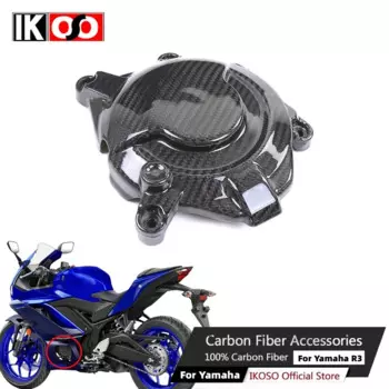 Для Yamaha R3 2022 2023 2024 чистый 3K полностью сухой капот двигателя из углеродного волокна защитная оболочка обтекатель детали модификации мотоцикла