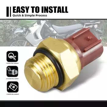 Для Yamaha R6 YZF-R6 1999-2020 гг. Термовыключатель вентилятора радиатора для YFZ450 07-13 Royal Star Venture 99-09 Royal Star Venture S 08-13