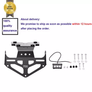 Для YAMAHA Tenere 700 2019 2020 2021 2022 Для Tenere 700 Держатель номерного знака Кронштейн Tail Tidy Fender Eliminator Алюминий с ЧПУ