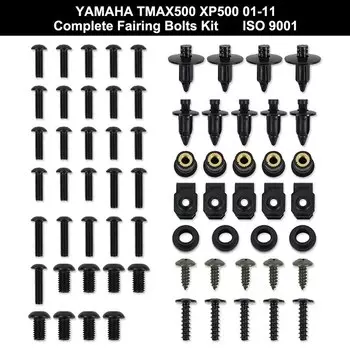 Для Yamaha Tmax 500 XP500 2001-2011 2002 2003 2004 2005 2006 2007 2008 Полный комплект болтов обтекателя Зажимы Гайка Нержавеющая сталь