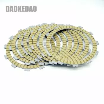 Для Yamaha Virago XV920 81-83 XV1000 XV1100S 84-99 Drag Star V-Star XVS1100 99-09 Комплект фрикционных дисков сцепления, 8 шт.