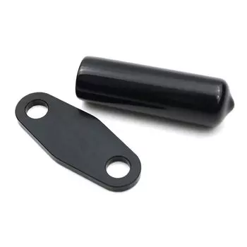 Для Yamaha WR250R 2008-2018 WR250X 2008-2014 аксессуары для мотоциклов Smog Block Off пластины крышка с ЧПУ заготовка из алюминия