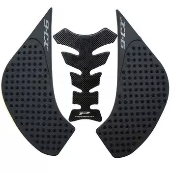 Для Yamaha XJ6 XJ-6 2010 2011 2012 2013 2014 2015 2016 Защитная противоскользящая накладка на бак из волокна, боковая тяга, наклейка 3 м