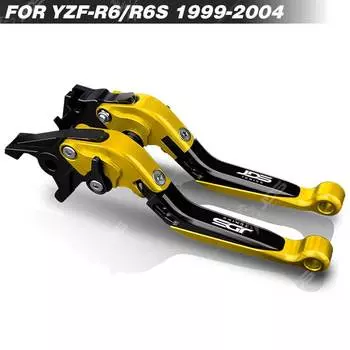 Для Ямаха Yamaha YZFR6/YZFR6S/R6/R6S 1999-2004 рычаг сцепления тормозной рычаг набор Складной Удлиненный регулируемых ручек рычаги аксессуары для мотоциклов Запчасти