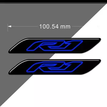 Для YAMAHA YZF-R1 YZFR1 YZF R1 наклейки на бак наклейка протектор обтекатель эмблема значок Логотип R1 колено 2015 2016 2017 2018 2019 2020