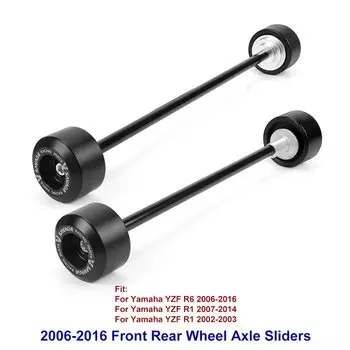 Для Yamaha YZF R6 R1 1998-2016 переднее и заднее колесо, вилка, слайдер, протектор, аксессуары для мотоциклов, защитная накладка YZF-R1/R6