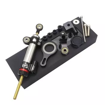 Для Yamaha YZF-R6 YZFR6 YZF R6 2006-2015 YZF-R1 YZFR1 YZF R1 2009-2012Сстабилизирующий комплект монтажных кронштейнов рулевого демпфера