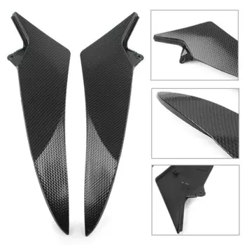 Для YZF-R1 2009-2014, черная боковая накладка на бензобак мотоцикла, обтекатель для Yamaha YZF R1 2009 2010 2011 2012 2013 2014