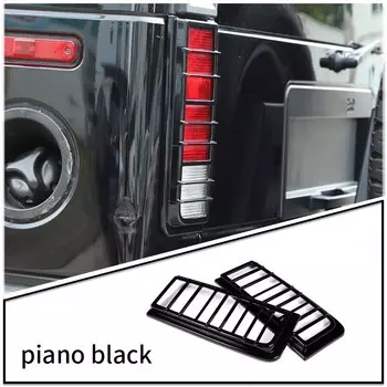 Для заднего бампера автомобиля HUMMER H2 2003-2009, задняя крышка заднего бампера, защитная рамка заднего фонаря, аксессуары из АБС-углеродного волокна с рисунком