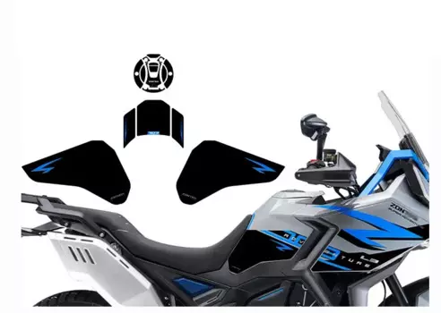 Для ZONTES 703F 2024 защитная накладка на бак мотоцикла кожаные матовые наклейки аксессуары