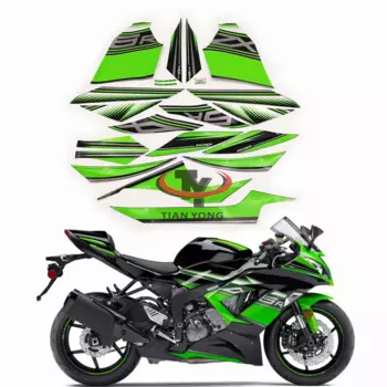 Для ZX6R ZX-6R 13-14-15-16 2016 Наклейка на обтекатель Набор наклеек высокого качества для мотоцикла Silkscreen Protector Racing