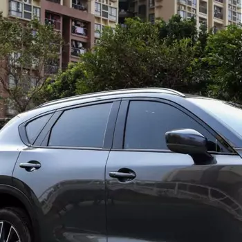 ДЛЯ 12 шт., накладка на окно, затвор, новый комплект кузова Mazda CX-5 CX5, модификация бокового спойлера автомобиля, глянцевый черный аксессуар 2017-2021