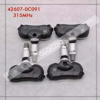 ДЛЯ 2018 2019 2020 2021 2022 TOYOTA TUNDRA 315 МГц ДАТЧИК ДАВЛЕНИЯ В ШИНАХ TOYOTA TPMS ДАТЧИК 42607-0C091 426070 C091