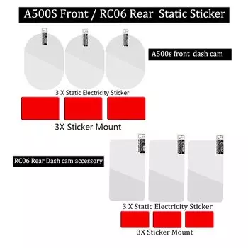 ДЛЯ 70mai pro plus+ A500S/Lite2 A200 Набор аксессуаров, статическая наклейка, пленка и статические наклейки для 70mai A500S, статическая наклейка