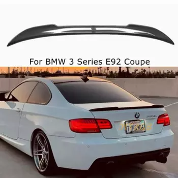 ДЛЯ BMW 3 серии E92 Coupe&E92 M3 CS Стиль Углеродное волокно Задний спойлер Крыло багажника 2006-2013 FRP Глянцевый черный Кованый карбон