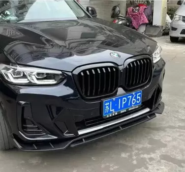 ДЛЯ BMW X3 G01 X4 G02 2022 2023 РОННЫЙ БАМПЕР СПОЙЛЕР ГУБ СПЛИТЕРЫ КОМПЛЕКТ ВЕТЕРНОГО КНОПКА ABS КАРБА