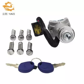 ДЛЯ IVECO DAILY 2006-2012 ПЕРЕКЛЮЧАТЕЛЬ зажигания БАРЕЛЬ ДВЕРНЫЙ ЗАМОК НАБОР 7 ШТ.