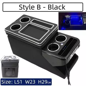 ДЛЯ Toyota Proace Verso 2016-2023 VIP ряд передних перил набор общий бизнес подлокотник центральный магазин бизнес автомобиль мобильный