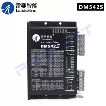 DM542S Leadshine, новый улучшенный драйвер постоянного тока DSP 2PH 4.2A для NEMA23 NEMA17 57 мм 42 мм, гибридный шаговый двигатель, замена DM542 M542 M542C