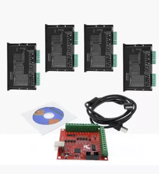 Dm556/Dm542 комплект драйвера цифрового шагового двигателя 2 фазы 5.6a для 57 86 шаговый двигатель Nema23 Nema34 контроллер шагового двигателя