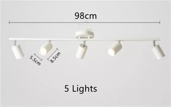 DMAIKAOTIN Потолочная люстра LED GU10 Черный/Белый