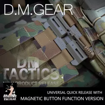 DMGear Quick Release Black Technology Тактический жилет с магнитной пряжкой Универсальный быстросъемный совместимый jpc cpc 6094 4020