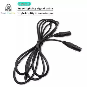 DMX кабель 1/5/10/15/20 м черный aicpose