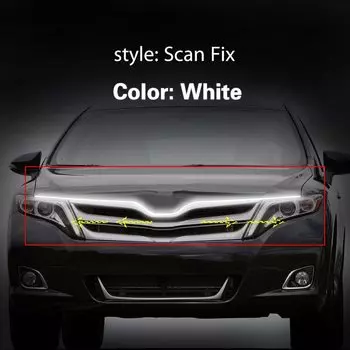 Дневные ходовые огни, 12 В, Светодиодные Автомобильные дневные ходовые огни, Водонепроницаемые универсальные автомобильные фары с стартом, фонари для Toyota Venza AV10 2009-2020