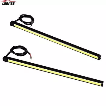 Дневные ходовые огни 20,5 см, стандарт COB, универсальные Противотуманные фары для стайлинга автомобиля, автомобильные дневные ходовые огни, 12 В, автомобильные аксессуары, освещение