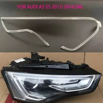 Дневные ходовые огни для Audi A5 S5 B8.5 DRL, указательная пластина, дневные ходовые огни, Автомобильные дневные ходовые огни, полоса