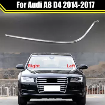 Дневные ходовые огни для Audi A8 2014-2017, низкие дневные ходовые огни, направляющая пластина, дневные ходовые огни, трубчатые дневные ходовые огни, полоса