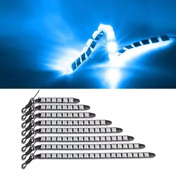 Дневные ходовые огни для автомобиля, 12/24 В, 2 шт., Стайлинг автомобиля, дневные ходовые огни, автомобильная противотумансветильник фара, супер яркие Водонепроницаемые ходовые огни