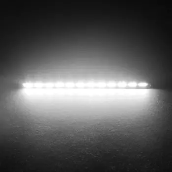 Дневные ходовые огни для автомобиля, 2 шт., белая лампа, 12 светодиодов, 7030