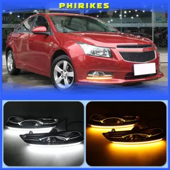 Дневные ходовые огни для chevrolet cruze 2009, 2010, 2011, 2012, 2013, 2014, 2 светодиодный т.