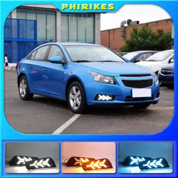 Дневные ходовые огни для chevrolet cruze 2009, 2010, 2011, 2012, 2013, 2014, 2 шт.