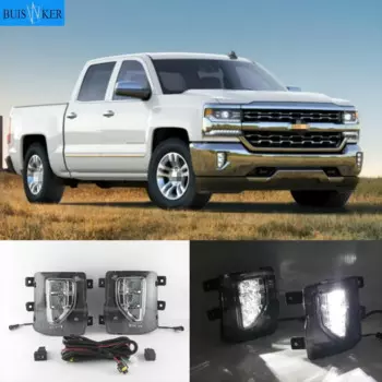 Дневные ходовые огни для chevrolet Silverado 1500, 2016, 2017, 2018, 1 пара
