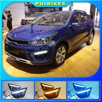Дневные ходовые огни для KIA RIO X-Line, 2018, 2019