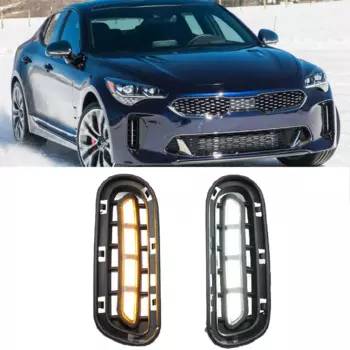 Дневные ходовые огни для переднего бампера Kia Stinger 2018 2019 2020