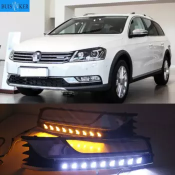 Дневные ходовые огни для Volkswagen VW MAGOTAN 2012, 2013, 2014, 2015, 2 шт.