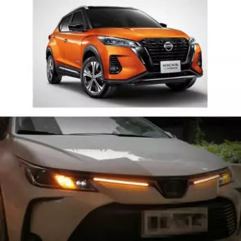 Дневные ходовые огни, дневные ходовые огни, указатели поворота для nissan kicks, грузовой пассажир, nx sentra titan versa xterra quest rogue