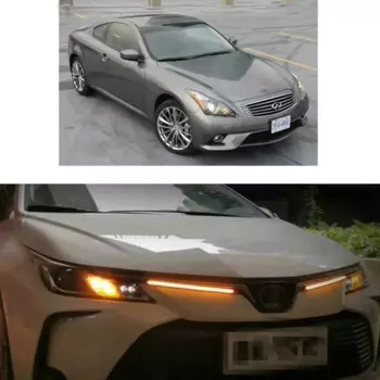 Дневные ходовые огни, дневные ходовые огни, указатели поворота для infiniti g37 G37 Coupe m35 m45