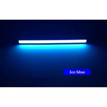 Дневные ходовые огни HTHwish 2 шт., 7 Вт, белый, синий, голубой LED 17 см