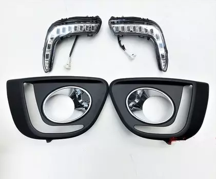 Дневные ходовые огни Kamshing для Great Wall M4 Haval Hover H1 2015-17, дневные ходовые огни, задний бампер, противотумансветильник фара, рамка