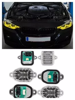 Дневные ходовые огни ярко-желтого цвета для BMW 3 серии F30 LCI 3 'F31 63117419610 63117419615, автомобильная фотолампа дневного света с ангельскими глазами