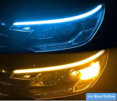 Дневные ходовые огни светодиодные, 2 шт., 12 В